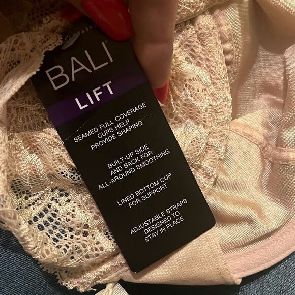 Bali Lace NWT Desire Underwire Bra Adjustable Comfort-U Straps 36D - Picture 5 of 5